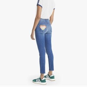 Mother Super Stunner Ankle Double Vision Skinny Jeans Size 24‎